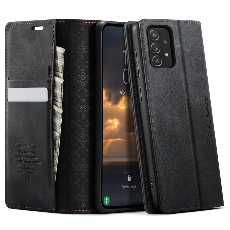 CaseMe 033 Calf Leather Lining Microfibre RFID Blocking Phone Case, For Samsung Galaxy A52 / A52s 5G, For Samsung Galaxy A50s / A30s