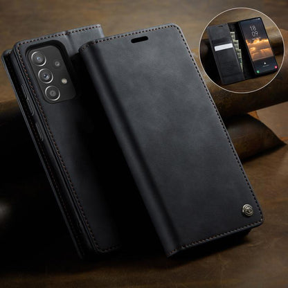 CaseMe 033 Calf Leather Lining Microfibre RFID Blocking Phone Case, For Samsung Galaxy A52 / A52s 5G, For Samsung Galaxy A50s / A30s