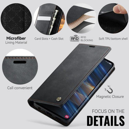 CaseMe 033 Calf Leather Lining Microfibre RFID Blocking Phone Case, For Samsung Galaxy A52 / A52s 5G, For Samsung Galaxy A50s / A30s