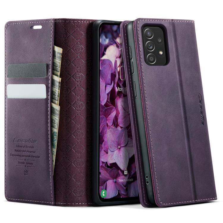 CaseMe 033 Calf Leather Lining Microfibre RFID Blocking Phone Case, For Samsung Galaxy A52 / A52s 5G, For Samsung Galaxy A50s / A30s