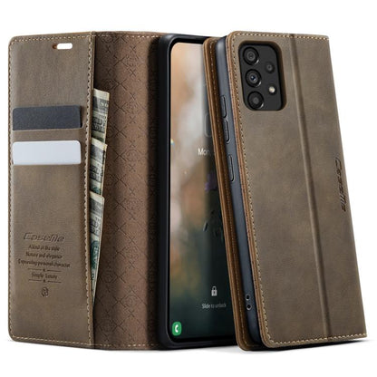CaseMe 033 Calf Leather Lining Microfibre RFID Blocking Phone Case, For Samsung Galaxy S23+ 5G, For Samsung Galaxy S23 5G, For Samsung Galaxy A12 5G, For Samsung Galaxy S20 FE, For Samsung Galaxy A23 / M23, For Samsung Galaxy A53                       ...
