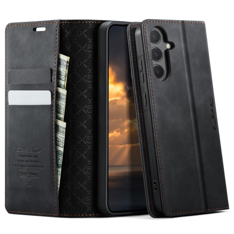 CaseMe 033 Calf Leather Lining Microfibre RFID Blocking Phone Case, For Samsung Galaxy Z Fold7 5G, For Samsung Galaxy Z Filp7 5G, For Samsung Galaxy S25 Edge, For Samsung Galaxy A56 5G, For Samsung Galaxy A26, For Samsung Galaxy A36 5G                 ...