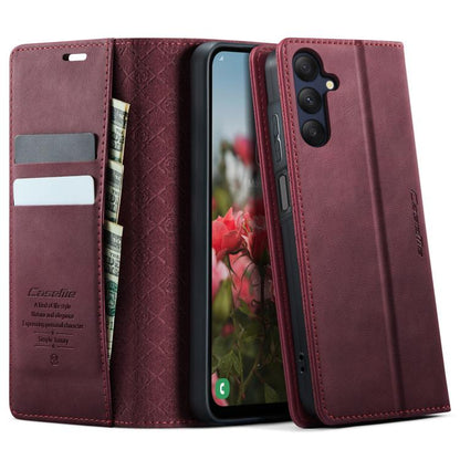 CaseMe 033 Calf Leather Lining Microfibre RFID Blocking Phone Case, For Samsung Galaxy A35 5G, For Samsung Galaxy S24 Ultra 5G, For Samsung Galaxy A15, For Samsung Galaxy A25, For Samsung Galaxy S23 FE 5G, For Samsung Galaxy A24 4G                     ...