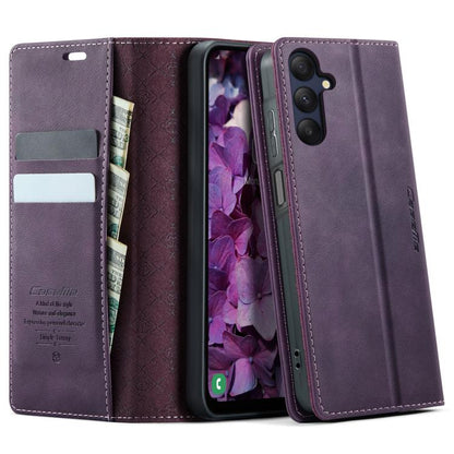 CaseMe 033 Calf Leather Lining Microfibre RFID Blocking Phone Case, For Samsung Galaxy A35 5G, For Samsung Galaxy S24 Ultra 5G, For Samsung Galaxy A15, For Samsung Galaxy A25, For Samsung Galaxy S23 FE 5G, For Samsung Galaxy A24 4G                     ...