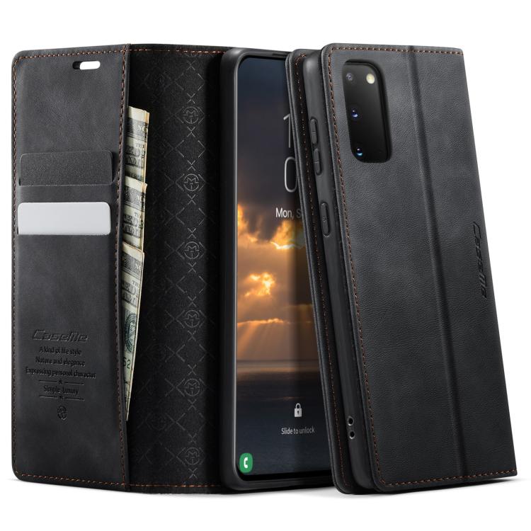 CaseMe 033 Calf Leather Lining Microfibre RFID Blocking Phone Case, For Samsung Galaxy S22 5G, For Samsung Galaxy S21 FE 5G, For Samsung Galaxy S21 5G, For Samsung Galaxy S21+ 5G, For Samsung Galaxy S21 Ultra 5G, For Samsung Galaxy Note20 Ultra        ...