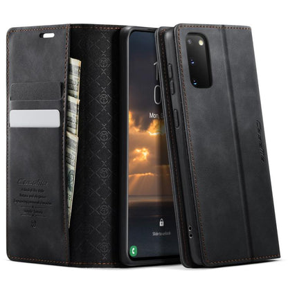 CaseMe 033 Calf Leather Lining Microfibre RFID Blocking Phone Case, For Samsung Galaxy S22 5G, For Samsung Galaxy S21 FE 5G, For Samsung Galaxy S21 5G, For Samsung Galaxy S21+ 5G, For Samsung Galaxy S21 Ultra 5G, For Samsung Galaxy Note20 Ultra        ...