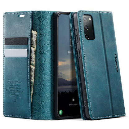 CaseMe 033 Calf Leather Lining Microfibre RFID Blocking Phone Case, For Samsung Galaxy S23+ 5G, For Samsung Galaxy S23 5G, For Samsung Galaxy A12 5G, For Samsung Galaxy S20 FE, For Samsung Galaxy A23 / M23, For Samsung Galaxy A53                       ...