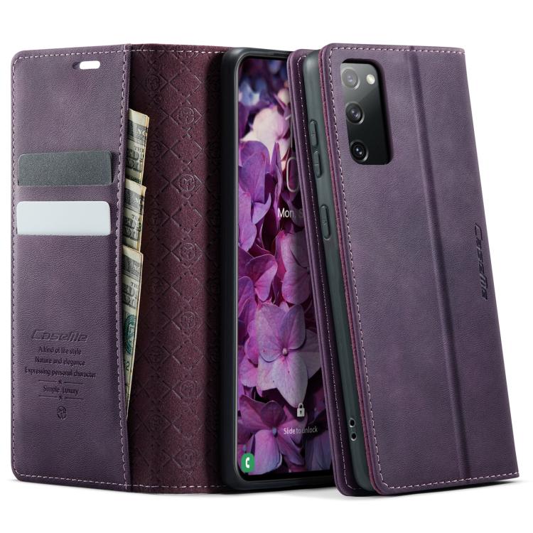 CaseMe 033 Calf Leather Lining Microfibre RFID Blocking Phone Case, For Samsung Galaxy S23+ 5G, For Samsung Galaxy S23 5G, For Samsung Galaxy A12 5G, For Samsung Galaxy S20 FE, For Samsung Galaxy A23 / M23, For Samsung Galaxy A53                       ...