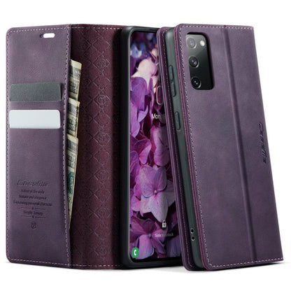 CaseMe 033 Calf Leather Lining Microfibre RFID Blocking Phone Case, For Samsung Galaxy S23+ 5G, For Samsung Galaxy S23 5G, For Samsung Galaxy A12 5G, For Samsung Galaxy S20 FE, For Samsung Galaxy A23 / M23, For Samsung Galaxy A53                       ...