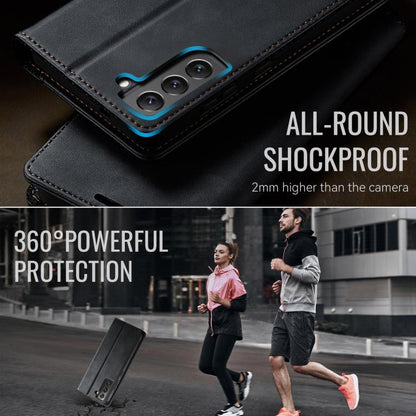 CaseMe 033 Calf Leather Lining Microfibre RFID Blocking Phone Case, For Samsung Galaxy S22 5G, For Samsung Galaxy S21 FE 5G, For Samsung Galaxy S21 5G, For Samsung Galaxy S21+ 5G, For Samsung Galaxy S21 Ultra 5G, For Samsung Galaxy Note20 Ultra        ...