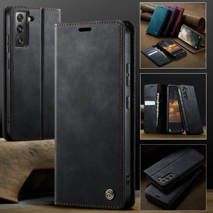 CaseMe 033 Calf Leather Lining Microfibre RFID Blocking Phone Case, For Samsung Galaxy S22 5G, For Samsung Galaxy S21 FE 5G, For Samsung Galaxy S21 5G, For Samsung Galaxy S21+ 5G, For Samsung Galaxy S21 Ultra 5G, For Samsung Galaxy Note20 Ultra        ...