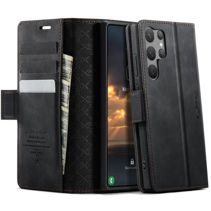 CaseMe 033 Calf Leather Lining Microfibre RFID Blocking Phone Case, For Samsung Galaxy A35 5G, For Samsung Galaxy S24 Ultra 5G, For Samsung Galaxy A15, For Samsung Galaxy A25, For Samsung Galaxy S23 FE 5G, For Samsung Galaxy A24 4G                     ...