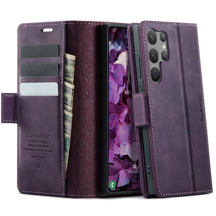CaseMe 033 Calf Leather Lining Microfibre RFID Blocking Phone Case, For Samsung Galaxy A35 5G, For Samsung Galaxy S24 Ultra 5G, For Samsung Galaxy A15, For Samsung Galaxy A25, For Samsung Galaxy S23 FE 5G, For Samsung Galaxy A24 4G                     ...