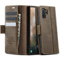CaseMe 033 Calf Leather Lining Microfibre RFID Blocking Phone Case, For Samsung Galaxy A51, For Samsung Galaxy Note10+, For Samsung Galaxy S10+, For Samsung Galaxy S10, For Samsung Galaxy A17, For Samsung Galaxy S24 / S25 5G                            ...