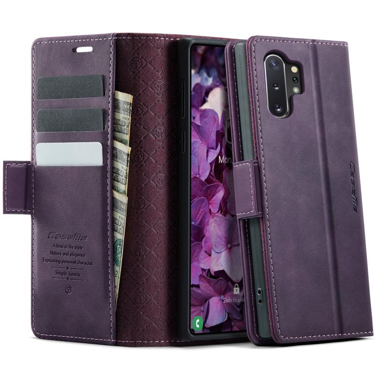 CaseMe 033 Calf Leather Lining Microfibre RFID Blocking Phone Case, For Samsung Galaxy A51, For Samsung Galaxy Note10+, For Samsung Galaxy S10+, For Samsung Galaxy S10, For Samsung Galaxy A17, For Samsung Galaxy S24 / S25 5G                            ...