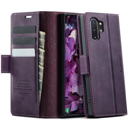 CaseMe 033 Calf Leather Lining Microfibre RFID Blocking Phone Case, For Samsung Galaxy A51, For Samsung Galaxy Note10+, For Samsung Galaxy S10+, For Samsung Galaxy S10, For Samsung Galaxy A17, For Samsung Galaxy S24 / S25 5G                            ...