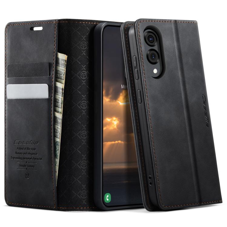 CaseMe 033 Calf Leather Lining Microfibre RFID Blocking Phone Case, For Samsung Galaxy Z Fold7 5G, For Samsung Galaxy Z Filp7 5G, For Samsung Galaxy S25 Edge, For Samsung Galaxy A56 5G, For Samsung Galaxy A26, For Samsung Galaxy A36 5G                 ...