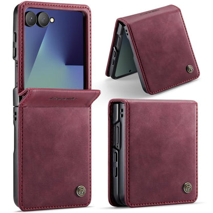 CaseMe 033 Calf Leather Lining Microfibre RFID Blocking Phone Case, For Samsung Galaxy Z Fold7 5G, For Samsung Galaxy Z Filp7 5G, For Samsung Galaxy S25 Edge, For Samsung Galaxy A56 5G, For Samsung Galaxy A26, For Samsung Galaxy A36 5G                 ...