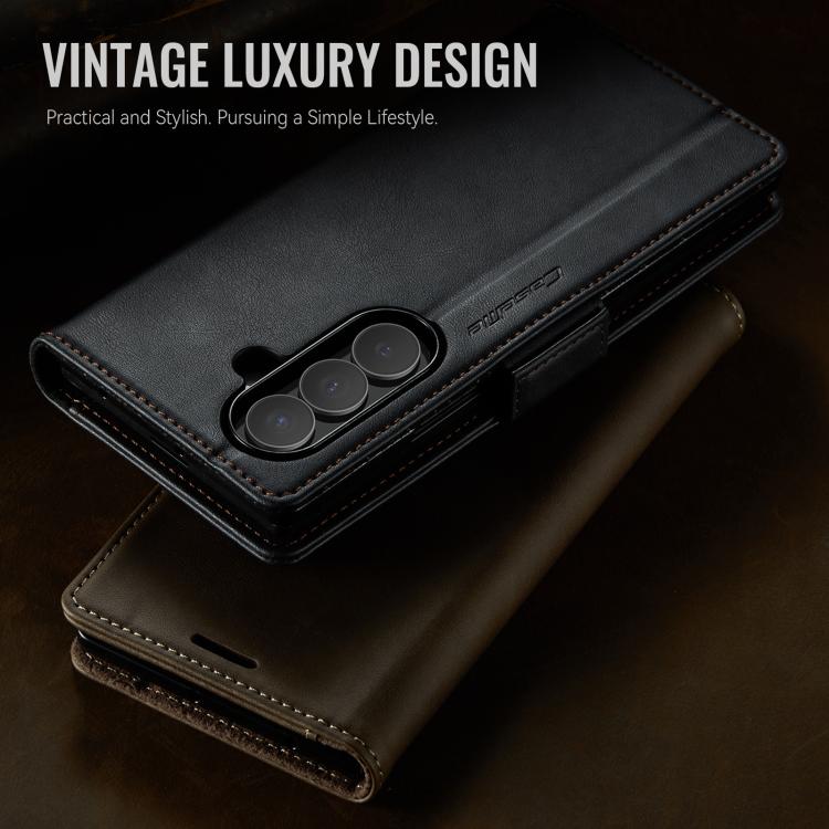 CaseMe 033 Calf Leather Lining Microfibre RFID Blocking Phone Case, For Samsung Galaxy Z Fold7 5G, For Samsung Galaxy Z Filp7 5G, For Samsung Galaxy S25 Edge, For Samsung Galaxy A56 5G, For Samsung Galaxy A26, For Samsung Galaxy A36 5G                 ...