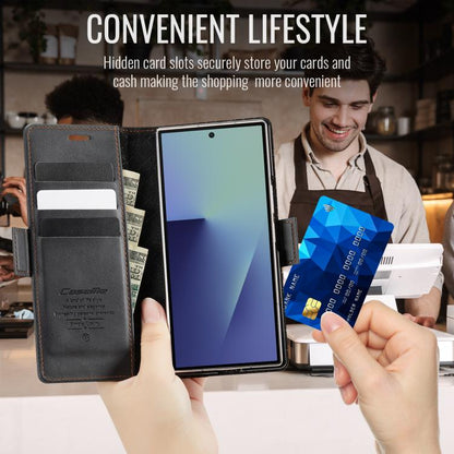 CaseMe 033 Calf Leather Lining Microfibre RFID Blocking Phone Case, For Samsung Galaxy Z Fold7 5G, For Samsung Galaxy Z Filp7 5G, For Samsung Galaxy S25 Edge, For Samsung Galaxy A56 5G, For Samsung Galaxy A26, For Samsung Galaxy A36 5G                 ...