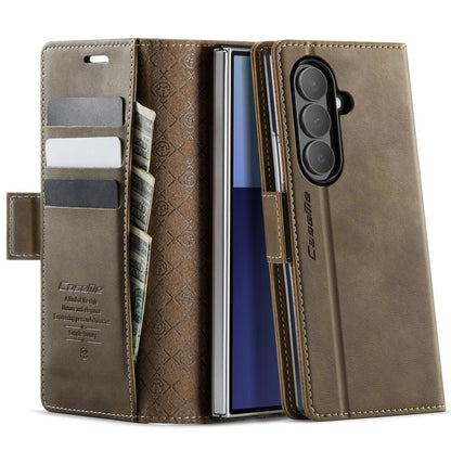 CaseMe 033 Calf Leather Lining Microfibre RFID Blocking Phone Case, For Samsung Galaxy Z Fold7 5G, For Samsung Galaxy Z Filp7 5G, For Samsung Galaxy S25 Edge, For Samsung Galaxy A56 5G, For Samsung Galaxy A26, For Samsung Galaxy A36 5G                 ...