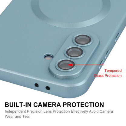 ENKAY MagSafe Matte TPU Phone Case with Lens Film, For Samsung Galaxy A36 5G, For Samsung Galaxy S25 5G, For Samsung Galaxy S25+ 5G, For Samsung Galaxy A15, For Samsung Galaxy A55, For Samsung Galaxy S24+ 5G