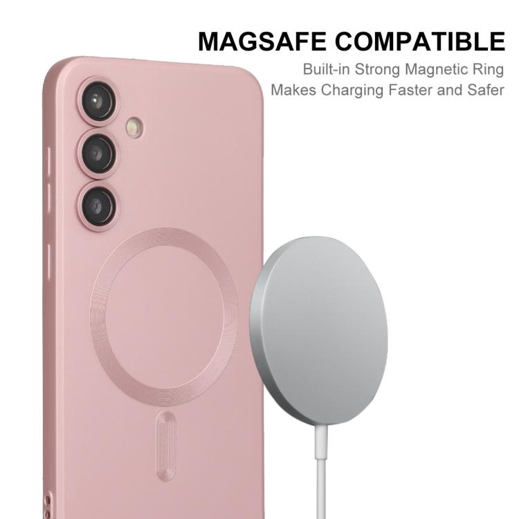 ENKAY MagSafe Matte TPU Phone Case with Lens Film, For Samsung Galaxy A57 5G, For Samsung Galaxy A37 5G, For Samsung Galaxy A56 5G, For Samsung Galaxy A36 5G, For Samsung Galaxy S25 5G, For Samsung Galaxy S25+ 5G