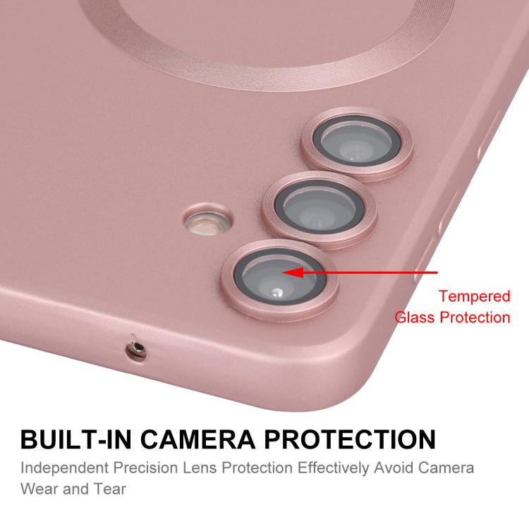 ENKAY MagSafe Matte TPU Phone Case with Lens Film, For Samsung Galaxy A57 5G, For Samsung Galaxy A37 5G, For Samsung Galaxy A56 5G, For Samsung Galaxy A36 5G, For Samsung Galaxy S25 5G, For Samsung Galaxy S25+ 5G
