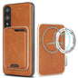 Kalebol Slim MagSafe Ring Magnetic Card Bag Leather Phone Case, For Samsung Galaxy S26 Ultra 5G, For Samsung Galaxy S25 Edge 5G, For Samsung Galaxy S25 5G, For Samsung Galaxy S25+ 5G, For Samsung Galaxy S25 Ultra 5G, For Samsung Galaxy S24 Ultra 5G    ...