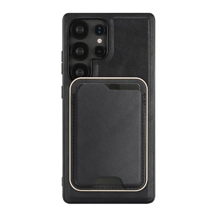 Kalebol Slim MagSafe Ring Magnetic Card Bag Leather Phone Case, For Samsung Galaxy S23 Ultra 5G, For Samsung Galaxy S23+ 5G, For Samsung Galaxy S23 5G, For Samsung Galaxy S22 Ultra 5G