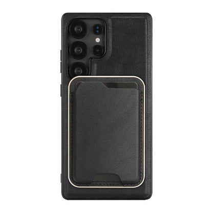 Kalebol Slim MagSafe Ring Magnetic Card Bag Leather Phone Case, For Samsung Galaxy S23 Ultra 5G, For Samsung Galaxy S23+ 5G, For Samsung Galaxy S23 5G, For Samsung Galaxy S22 Ultra 5G