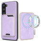 Kalebol Slim MagSafe Ring Magnetic Card Bag Leather Phone Case, For Samsung Galaxy S23 Ultra 5G, For Samsung Galaxy S23+ 5G, For Samsung Galaxy S23 5G, For Samsung Galaxy S22 Ultra 5G