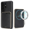 Kalebol Slim MagSafe Ring Magnetic Card Bag Leather Phone Case, For Samsung Galaxy S26 Ultra 5G, For Samsung Galaxy S25 Edge 5G, For Samsung Galaxy S25 5G, For Samsung Galaxy S25+ 5G, For Samsung Galaxy S25 Ultra 5G, For Samsung Galaxy S24 Ultra 5G    ...