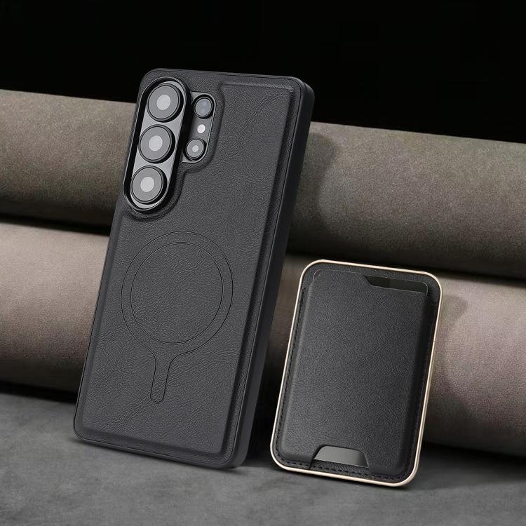 Kalebol Slim MagSafe Ring Magnetic Card Bag Leather Phone Case, For Samsung Galaxy S26 Ultra 5G, For Samsung Galaxy S25 Edge 5G, For Samsung Galaxy S25 5G, For Samsung Galaxy S25+ 5G, For Samsung Galaxy S25 Ultra 5G, For Samsung Galaxy S24 Ultra 5G    ...