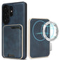 Kalebol Slim MagSafe Ring Magnetic Card Bag Leather Phone Case, For Samsung Galaxy S26 Ultra 5G, For Samsung Galaxy S25 Edge 5G, For Samsung Galaxy S25 5G, For Samsung Galaxy S25+ 5G, For Samsung Galaxy S25 Ultra 5G, For Samsung Galaxy S24 Ultra 5G    ...