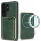 Kalebol Slim MagSafe Ring Magnetic Card Bag Leather Phone Case, For Samsung Galaxy S26 Ultra 5G, For Samsung Galaxy S25 Edge 5G, For Samsung Galaxy S25 5G, For Samsung Galaxy S25+ 5G, For Samsung Galaxy S25 Ultra 5G, For Samsung Galaxy S24 Ultra 5G    ...