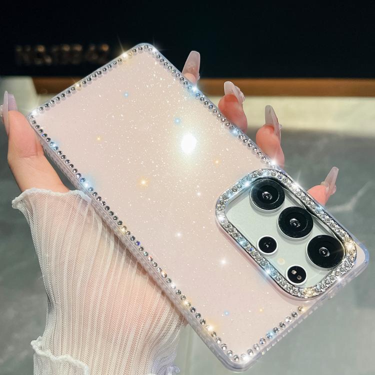 Rhinestone Glitter TPU 4-corners Anti-fall Phone Case, For Samsung Galaxy A35 5G, For Samsung Galaxy S24 Ultra 5G, For Samsung Galaxy S24+ 5G, For Samsung Galaxy S24 5G, For Samsung Galaxy S23 Ultra 5G