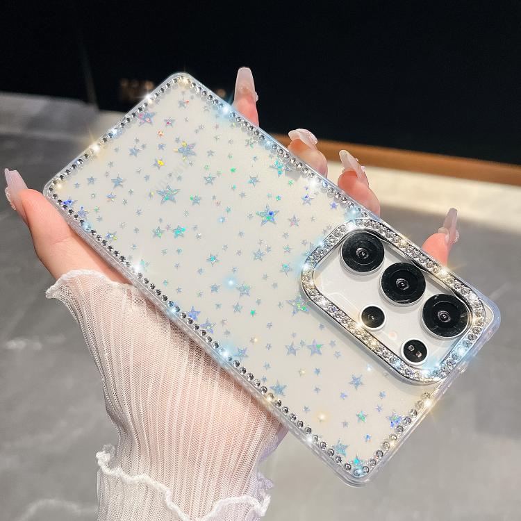 Rhinestone Glitter TPU 4-corners Anti-fall Phone Case, For Samsung Galaxy A35 5G, For Samsung Galaxy S24 Ultra 5G, For Samsung Galaxy S24+ 5G, For Samsung Galaxy S24 5G, For Samsung Galaxy S23 Ultra 5G
