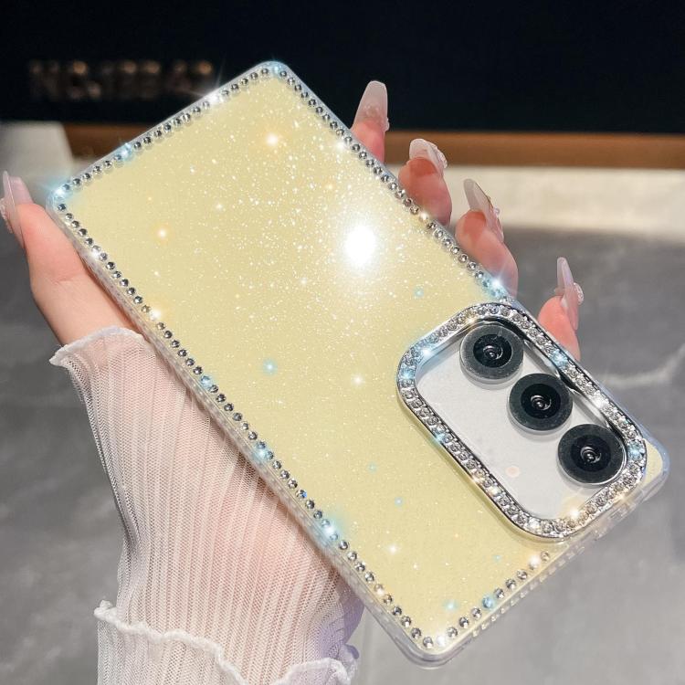 Rhinestone Glitter TPU 4-corners Anti-fall Phone Case, For Samsung Galaxy A35 5G, For Samsung Galaxy S24 Ultra 5G, For Samsung Galaxy S24+ 5G, For Samsung Galaxy S24 5G, For Samsung Galaxy S23 Ultra 5G
