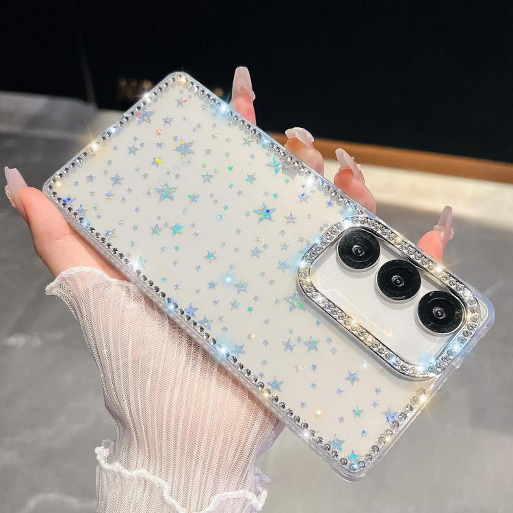 Rhinestone Glitter TPU 4-corners Anti-fall Phone Case, For Samsung Galaxy A35 5G, For Samsung Galaxy S24 Ultra 5G, For Samsung Galaxy S24+ 5G, For Samsung Galaxy S24 5G, For Samsung Galaxy S23 Ultra 5G