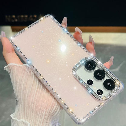 Rhinestone Glitter TPU 4-corners Anti-fall Phone Case, For Samsung Galaxy A35 5G, For Samsung Galaxy S24 Ultra 5G, For Samsung Galaxy S24+ 5G, For Samsung Galaxy S24 5G, For Samsung Galaxy S23 Ultra 5G