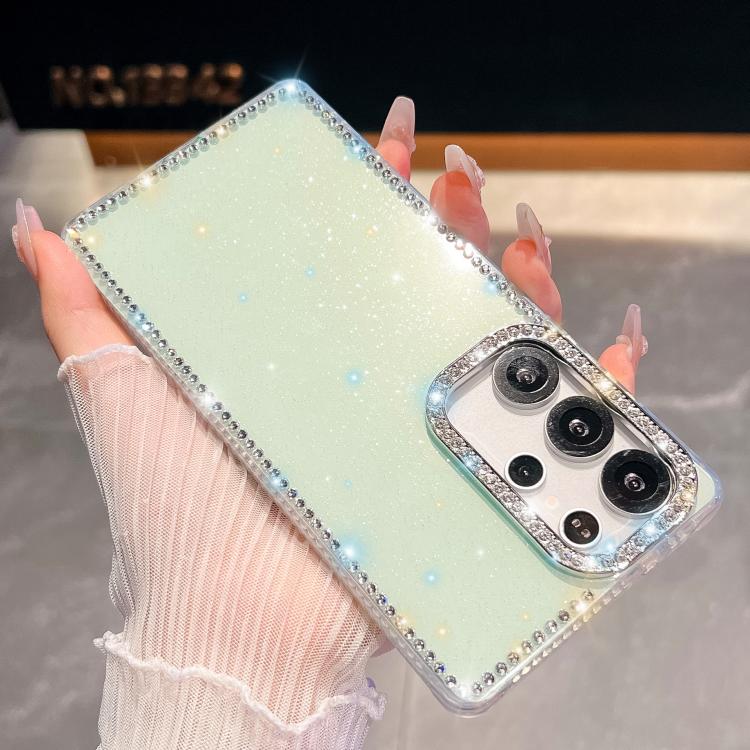 Rhinestone Glitter TPU 4-corners Anti-fall Phone Case, For Samsung Galaxy A35 5G, For Samsung Galaxy S24 Ultra 5G, For Samsung Galaxy S24+ 5G, For Samsung Galaxy S24 5G, For Samsung Galaxy S23 Ultra 5G