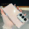 Rhinestone Glitter TPU 4-corners Anti-fall Phone Case, For Samsung Galaxy A35 5G, For Samsung Galaxy S24 Ultra 5G, For Samsung Galaxy S24+ 5G, For Samsung Galaxy S24 5G, For Samsung Galaxy S23 Ultra 5G