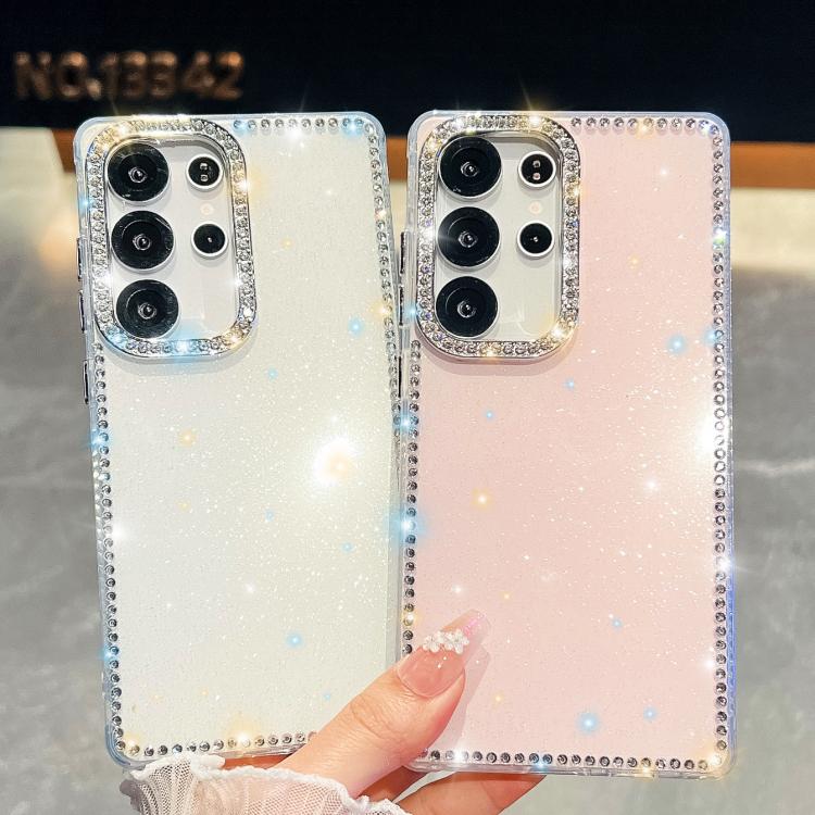 Rhinestone Glitter TPU 4-corners Anti-fall Phone Case, For Samsung Galaxy A35 5G, For Samsung Galaxy S24 Ultra 5G, For Samsung Galaxy S24+ 5G, For Samsung Galaxy S24 5G, For Samsung Galaxy S23 Ultra 5G