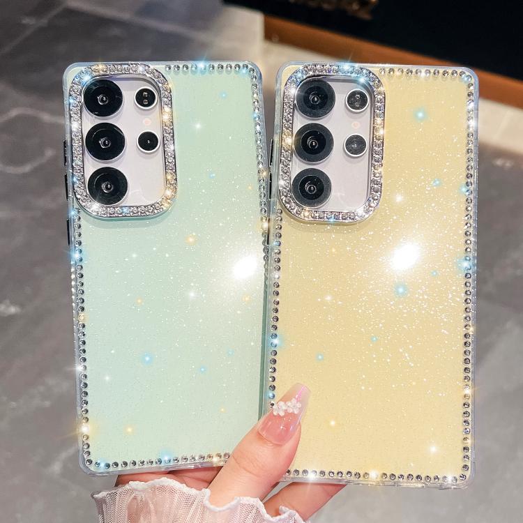 Rhinestone Glitter TPU 4-corners Anti-fall Phone Case, For Samsung Galaxy A35 5G, For Samsung Galaxy S24 Ultra 5G, For Samsung Galaxy S24+ 5G, For Samsung Galaxy S24 5G, For Samsung Galaxy S23 Ultra 5G