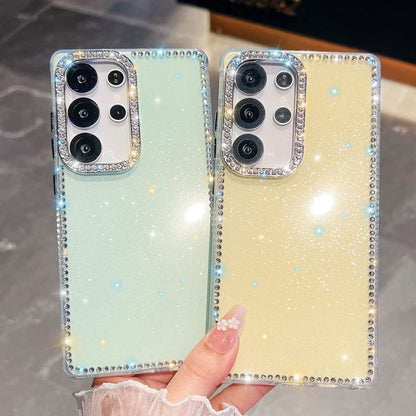 Rhinestone Glitter TPU 4-corners Anti-fall Phone Case, For Samsung Galaxy A35 5G, For Samsung Galaxy S24 Ultra 5G, For Samsung Galaxy S24+ 5G, For Samsung Galaxy S24 5G, For Samsung Galaxy S23 Ultra 5G