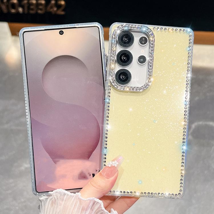 Rhinestone Glitter TPU 4-corners Anti-fall Phone Case, For Samsung Galaxy A35 5G, For Samsung Galaxy S24 Ultra 5G, For Samsung Galaxy S24+ 5G, For Samsung Galaxy S24 5G, For Samsung Galaxy S23 Ultra 5G