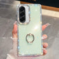 Rhinestone Glitter TPU Ring Holder Anti-fall Phone Case, For Samsung Galaxy S26+ 5G, For Samsung Galaxy S26 Ultra 5G, For Samsung Galaxy S26 5G, For Samsung Galaxy A07 5G, For Samsung Galaxy A17 5G, For Samsung Galaxy A56 5G, For Samsung Galaxy A26 5G ...