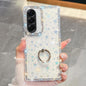 Rhinestone Glitter TPU Ring Holder Anti-fall Phone Case, For Samsung Galaxy S26+ 5G, For Samsung Galaxy S26 Ultra 5G, For Samsung Galaxy S26 5G, For Samsung Galaxy A07 5G, For Samsung Galaxy A17 5G, For Samsung Galaxy A56 5G, For Samsung Galaxy A26 5G ...
