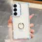 Rhinestone Glitter TPU Ring Holder Anti-fall Phone Case, For Samsung Galaxy S25 5G, For Samsung Galaxy S25+ 5G, For Samsung Galaxy S25 Ultra 5G, For Samsung Galaxy A16 5G, For Samsung Galaxy S24 FE 5G, For Samsung Galaxy A15 5G, For Samsung Galaxy A55 ...